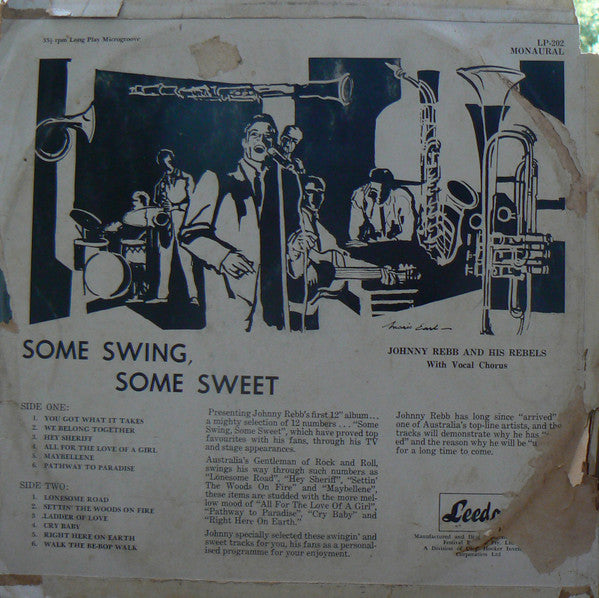 Johnny Rebb & His Rebels : Some Swing, Some Sweet (LP, Comp)