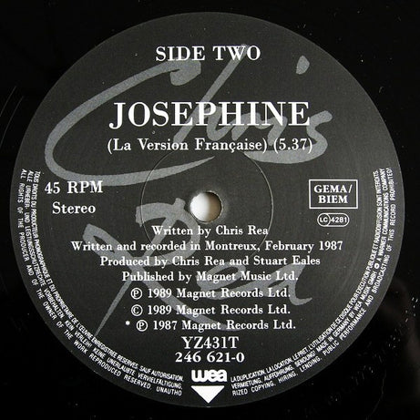 Chris Rea : The Road To Hell (Parts 1 & 2) (12")