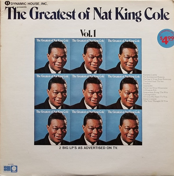 Nat King Cole : The Greatest Of Nat King Cole (2xLP, Album, Comp)