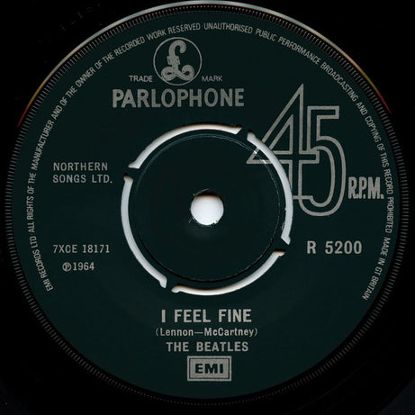 The Beatles : I Feel Fine c/w She's A Woman (7", Single, RE)