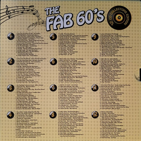 Various : The Fab 60's (12xCD, Comp + Box)
