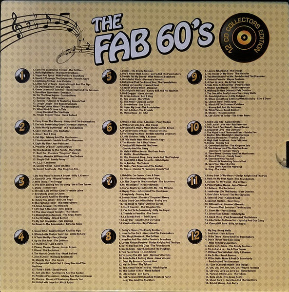 Various : The Fab 60's (12xCD, Comp + Box)
