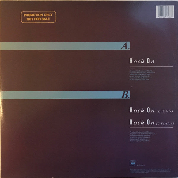 David Essex : Rock On (A Shep Pettibone Remix) (12", Single)