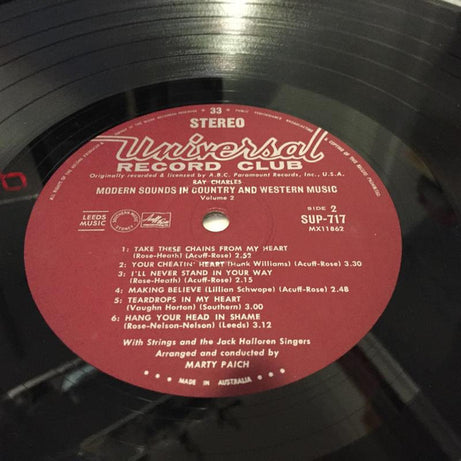 Ray Charles : Modern Sounds In Country And Western Music Volume Two (LP, Album)