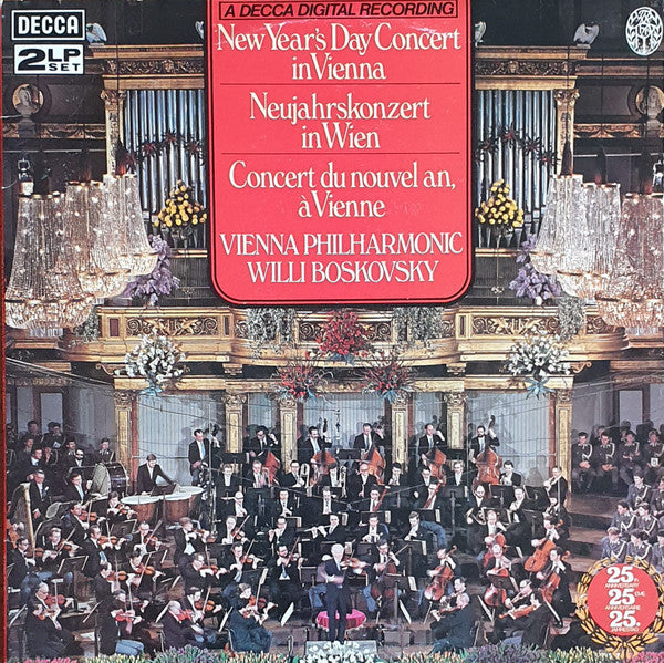 Vienna Philharmonic* / Willi Boskovsky : New Year's Day Concert In Vienna = Neujahrskonzert In Wien = Concert Du Nouvel An, A Vienne (2xLP)