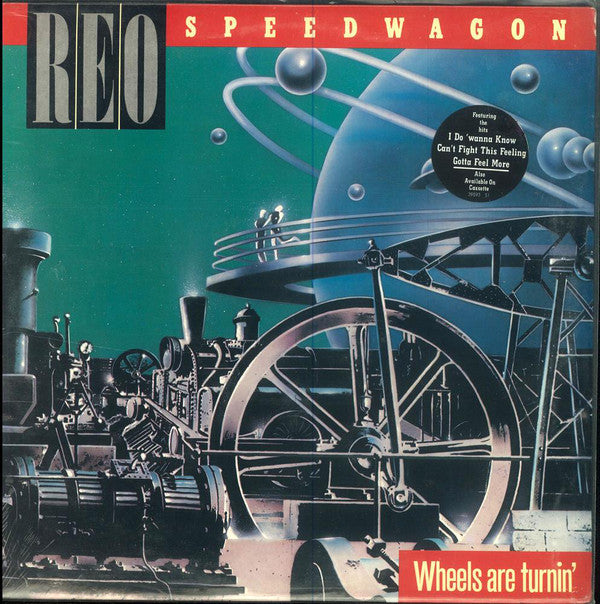 REO Speedwagon : Wheels Are Turnin' (LP, Album, Car)