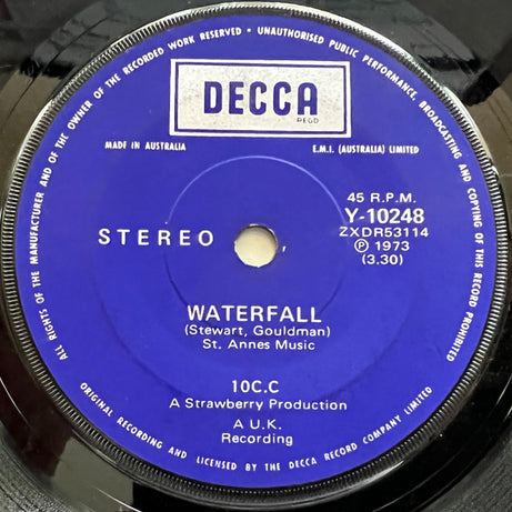10cc : Rubber Bullets (7", Single)
