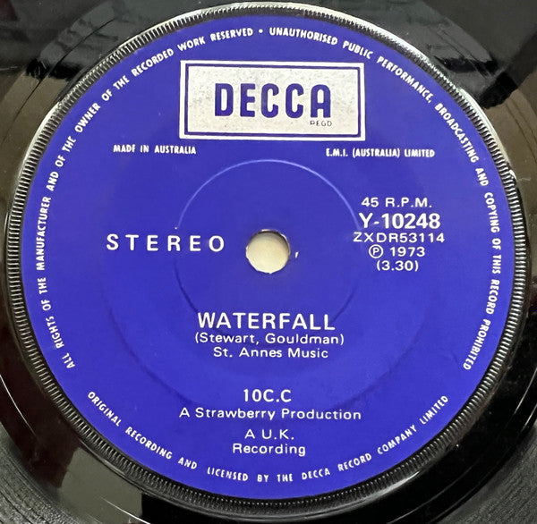 10cc : Rubber Bullets (7", Single)
