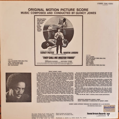 Quincy Jones : They Call Me Mister Tibbs (LP, Album)
