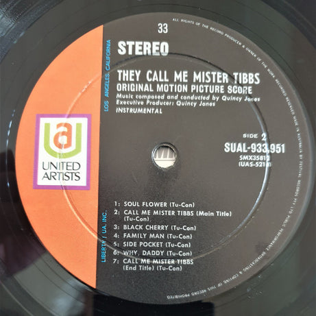 Quincy Jones : They Call Me Mister Tibbs (LP, Album)