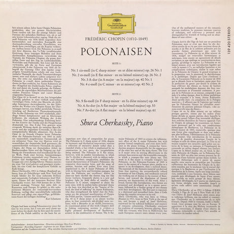 Frédéric Chopin - Shura Cherkassky : Polonaisen (LP, Album)