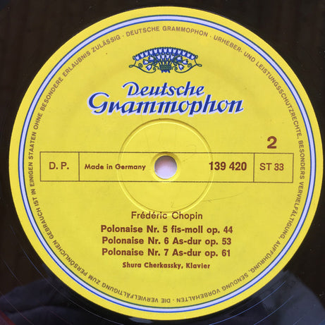 Frédéric Chopin - Shura Cherkassky : Polonaisen (LP, Album)