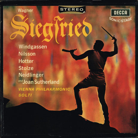Richard Wagner / Wolfgang Windgassen / Birgit Nilsson / Hans Hotter / Gerhard Stolze / Gustav Neidlinger And Joan Sutherland / Wiener Philharmoniker / Georg Solti : Siegfried (5xLP, Album + Box)