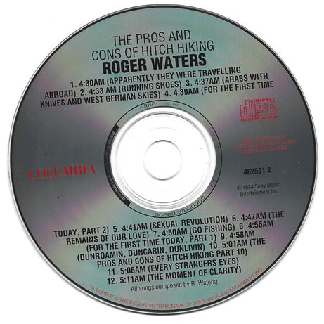 Roger Waters : The Pros And Cons Of Hitch Hiking (CD, Album, RE)