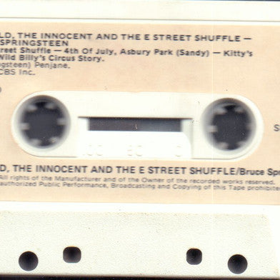 Bruce Springsteen : The Wild, The Innocent &  The E Street Shuffle (Cass, Album)