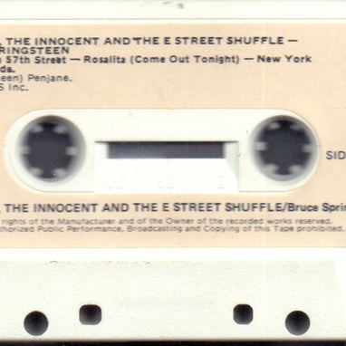Bruce Springsteen : The Wild, The Innocent &  The E Street Shuffle (Cass, Album)