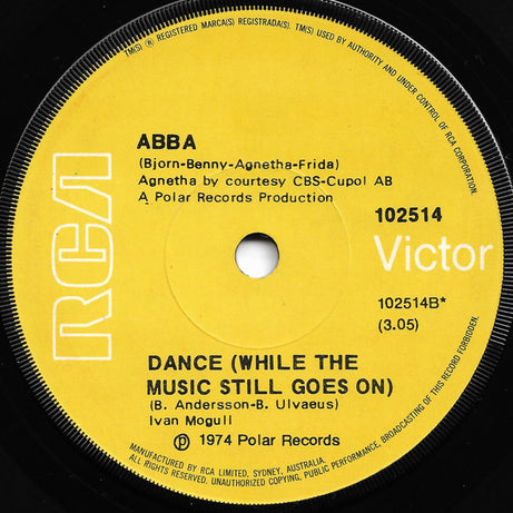 ABBA, Björn & Benny, Agnetha & Anni-Frid : Honey, Honey (7", Single)