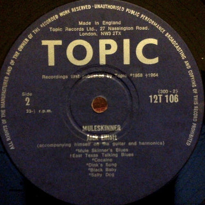 Ramblin' Jack Elliott : Muleskinner (LP, Album, RE)