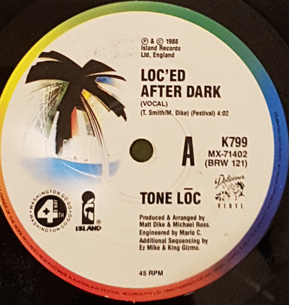 Tone Loc : Wild Thing (7", Single, Com)