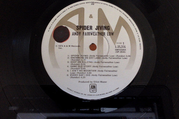 Andy Fairweather-Low : Spider Jiving (LP, Album)