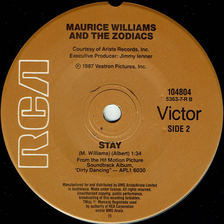 Patrick Swayze Featuring Wendy Fraser : She's Like The Wind (7", Single)