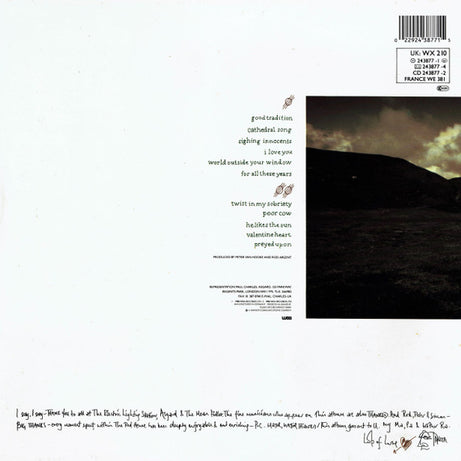 Tanita Tikaram : Ancient Heart (LP, Album, Tel)