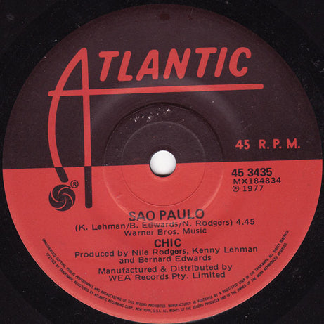 Chic : Dance, Dance, Dance (Yowsah, Yowsah, Yowsah) (7")