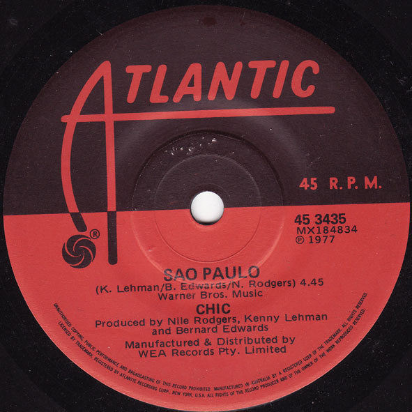 Chic : Dance, Dance, Dance (Yowsah, Yowsah, Yowsah) (7")