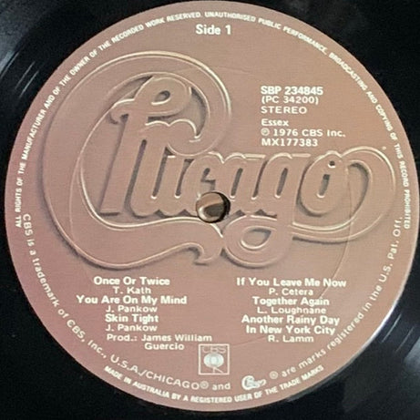 Chicago (2) : Chicago X (LP, Album, Gat)