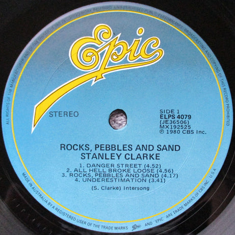 Stanley Clarke : Rocks, Pebbles And Sand (LP, Album)