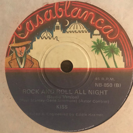 Kiss : Rock And Roll All Nite (7", Single, M/Print, 2nd)