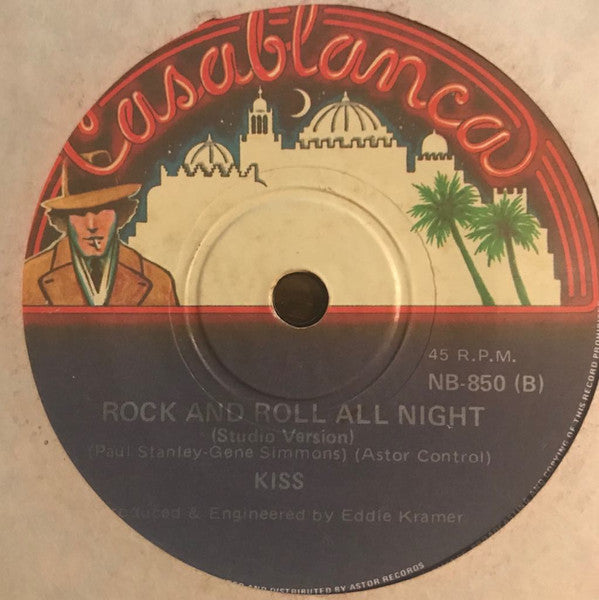 Kiss : Rock And Roll All Nite (7", Single, M/Print, 2nd)