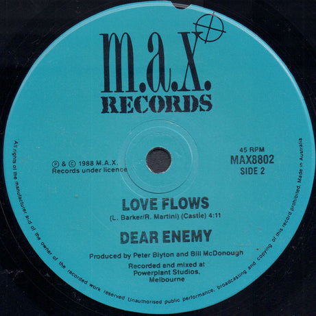 Dear Enemy : You're Right You're Right (7", Single)