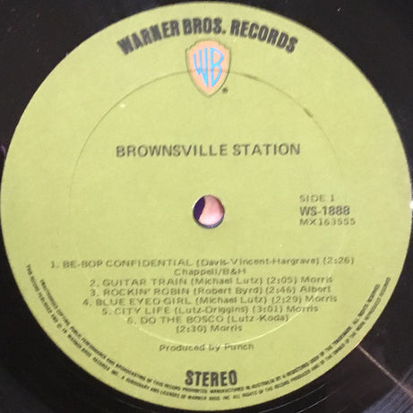 Brownsville Station : No BS (LP, Album)