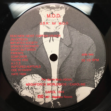 Method Of Destruction : U.S.A. For M.O.D. (LP, Album, EMW)