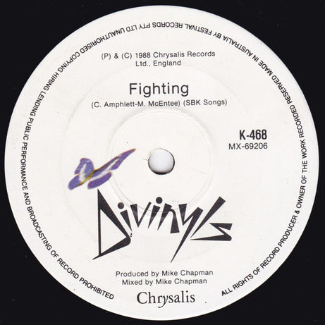 Divinyls : Back To The Wall (7", Single)