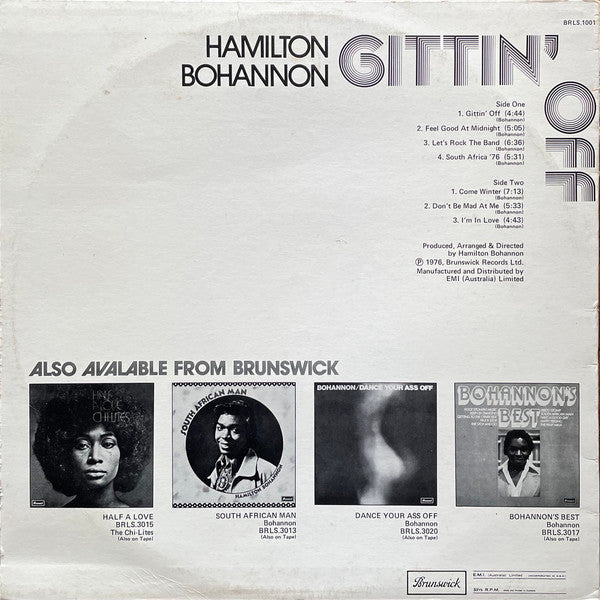 Hamilton Bohannon : Gittin' Off (LP, Album)