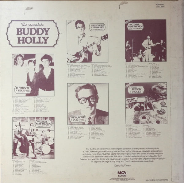 Buddy Holly : The Complete Buddy Holly (6xLP, Comp, RE + Box)