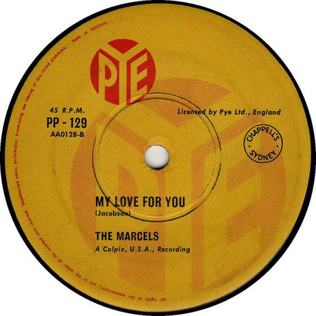 The Marcels : Heartaches (7", Single)