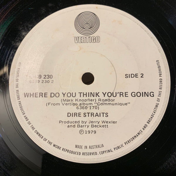 Dire Straits : Lady Writer (7", Single)