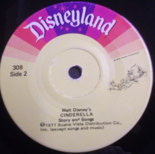 Unknown Artist : Walt Disney's Story Of Cinderella (7", RE)