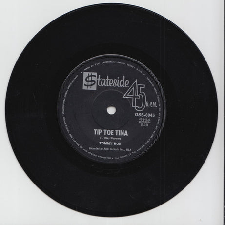 Tommy Roe : Jack And Jill / Tip Toe Tina  (7", Single, Promo)