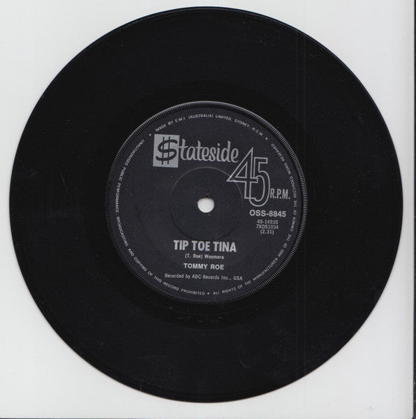 Tommy Roe : Jack And Jill / Tip Toe Tina  (7", Single, Promo)