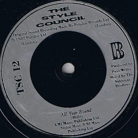 The Style Council : It Didn't Matter (7", Single, Sil)
