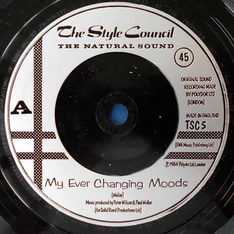 The Style Council : My Ever Changing Moods (7", Single, Sil)