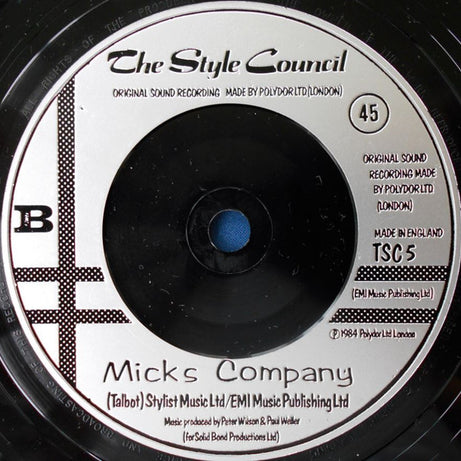 The Style Council : My Ever Changing Moods (7", Single, Sil)