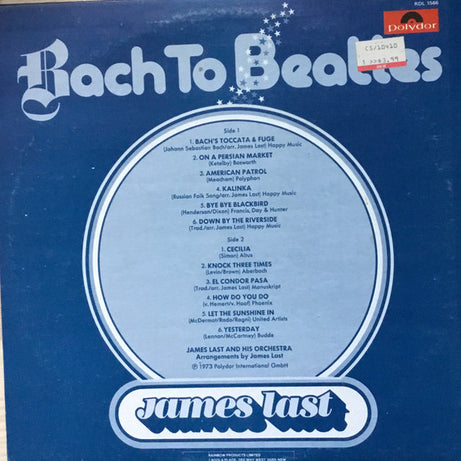 James Last : Bach To Beatles (LP)