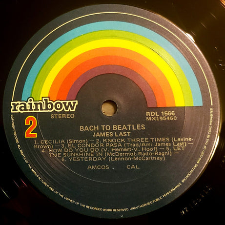 James Last : Bach To Beatles (LP)