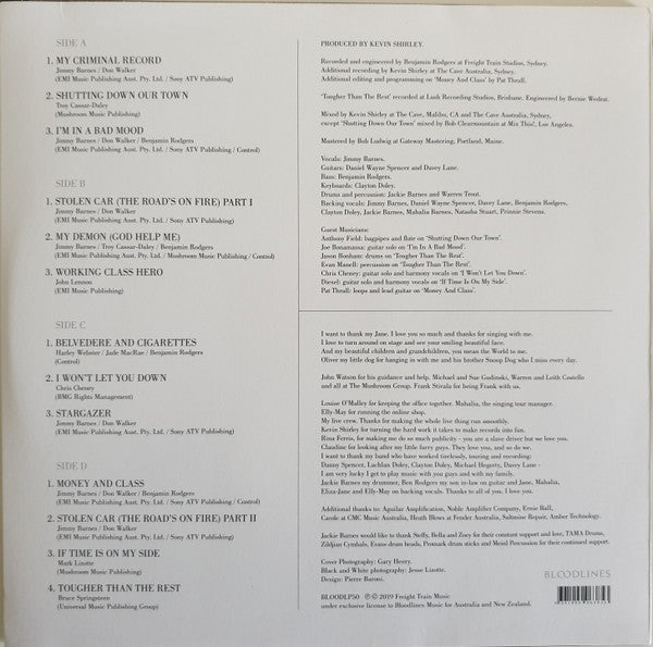 Jimmy Barnes : My Criminal Record (2xLP, Album)