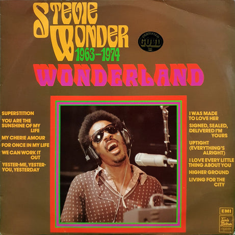 Stevie Wonder : 1963-1974 Wonderland (LP, Comp, RE)